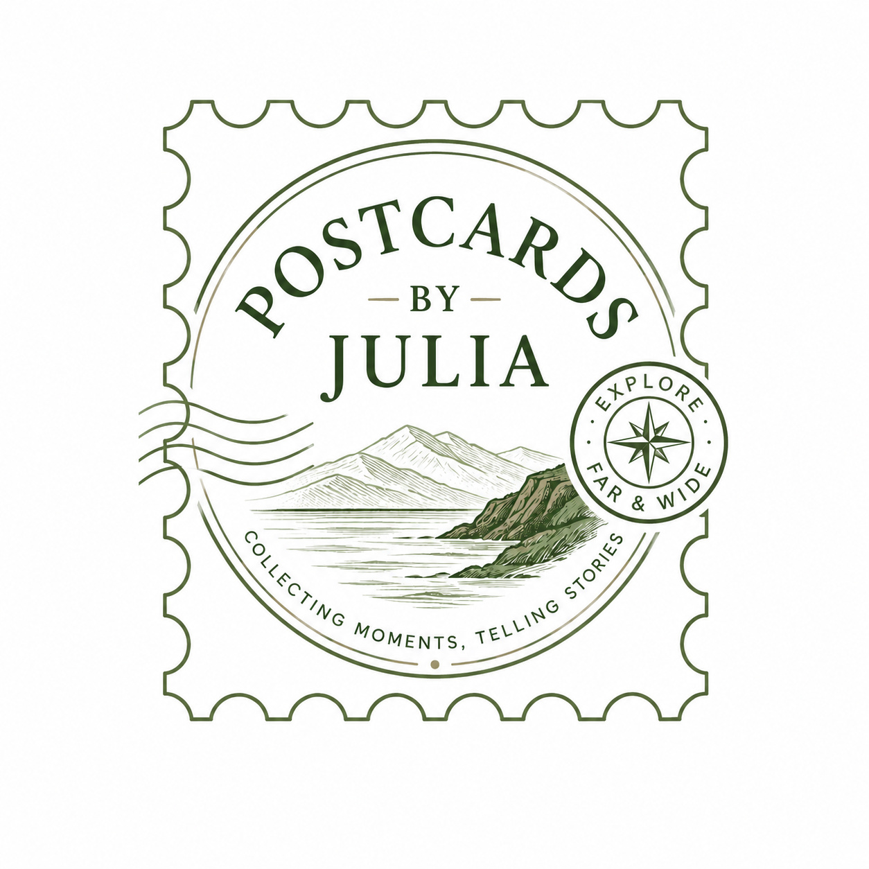 Postcards by Julia Logo